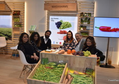 The stand of Nivex Farms, an Egyptian company that exports beans and potatoes from Egypt.